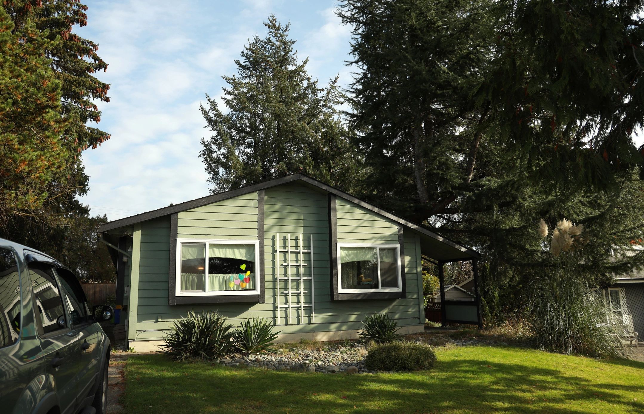 Suburban home exterior representing local residential projects